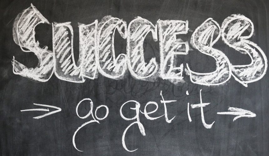 Visualising Success words success go get it