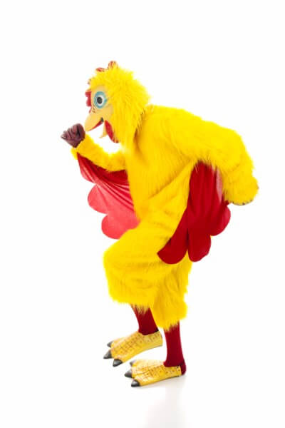 chicken man bird hypnosis hypnotised hypnotist cluck