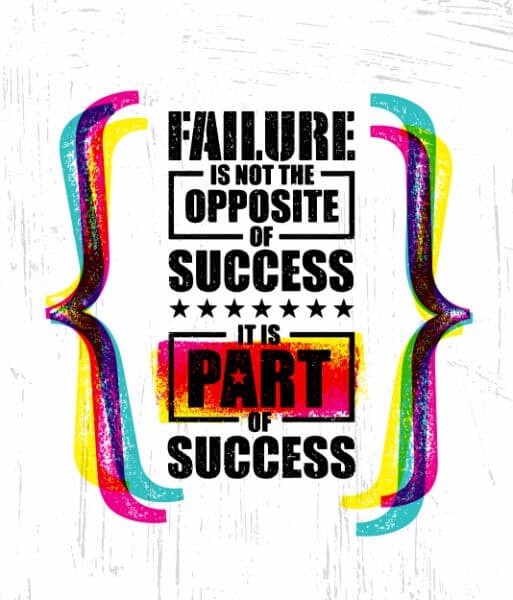 self-worth failure success quote