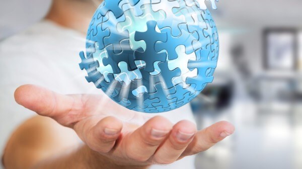 analytical hypnotherapy parts therapy hand jigsaw puzzle