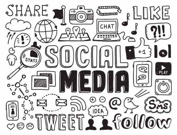 social media share like follow tweet hypnotherapy information hypnotherapist