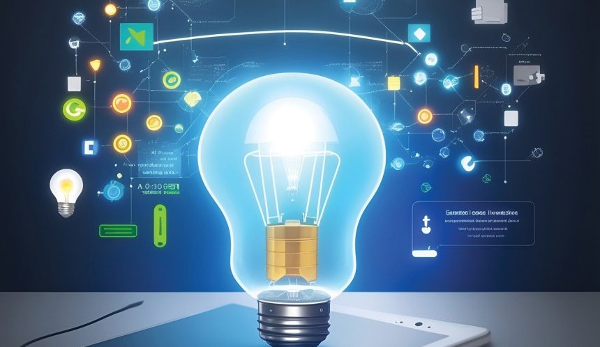 Lightbulb on tablet - Blog best hypnotherapy course London