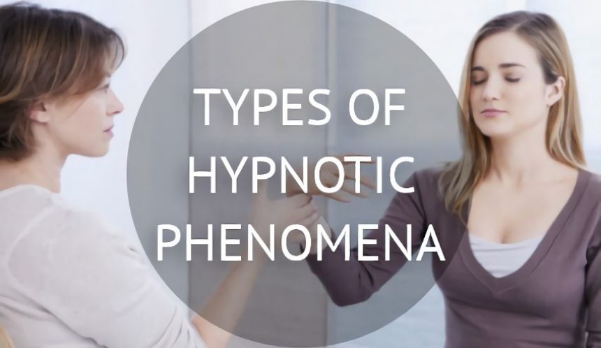 Types of hypnotic phenomena