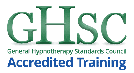 Hypnotherapy training course providing ghsc training showing image of shadow logo